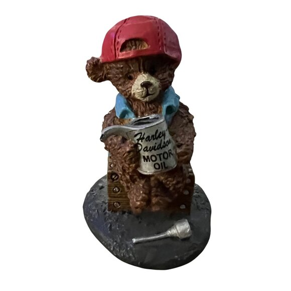 Vintage Harley Davidson Little Cruisers Daddy's Little Helper Figurine - Picture 1 of 6